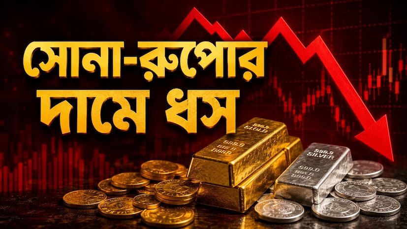 সকাল সকাল সোনা প্রেমীদের জন্য রয়েছে দারুণ খবর ৷ মঙ্গলবার ২৫ অগাস্ট অনেকটাই কমল সোনার দাম ৷ এদিন MCX-এ সোনার দাম ২৯৯ টাকা কমে প্রতি ১০ গ্রামে ১,৬২,৯৩০ টাকায় লেনদেন করছে। রুপোর দামও ১,৬০৭ টাকা কমে প্রতি কেজিতে ২,৪২,৬১৩ টাকায় ট্রেড করছে। আন্তর্জাতিক বাজারে সোনার দাম ০.২০ শতাংশ কমে প্রতি আউন্স ৪,৬৮৭ ডলারে লেনদেন করছে। রুপোর দামও ০.৯৬ শতাংশ কমে প্রতি আউন্স ৬৭.৯০৫ ডলারে ট্রেড করছে। সকাল সকাল সোনা প্রেমীদের জন্য রয়েছে দারুণ খবর ৷ মঙ্গলবার ২৫ অগাস্ট অনেকটাই কমল সোনার দাম ৷ এদিন MCX-এ সোনার দাম ২৯৯ টাকা কমে প্রতি ১০ গ্রামে ১,৬২,৯৩০ টাকায় লেনদেন করছে। রুপোর দামও ১,৬০৭ টাকা কমে প্রতি কেজিতে ২,৪২,৬১৩ টাকায় ট্রেড করছে। আন্তর্জাতিক বাজারে সোনার দাম ০.২০ শতাংশ কমে প্রতি আউন্স ৪,৬৮৭ ডলারে লেনদেন করছে। রুপোর দামও ০.৯৬ শতাংশ কমে প্রতি আউন্স ৬৭.৯০৫ ডলারে ট্রেড করছে।