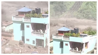চারপাশে প্রবল জলস্রোত, তার মধ্যেও দাঁড়িয়ে ছিল নেপালের সেই বাড়িটি৷ চারপাশে প্রবল জলস্রোত, তার মধ্যেও দাঁড়িয়ে ছিল নেপালের সেই বাড়িটি৷