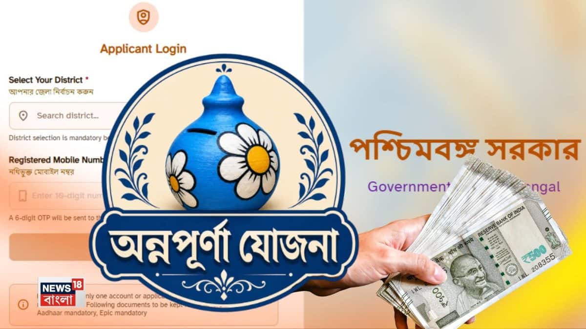 অন্নপূর্ণা যোজনার টাকা না পেয়ে রাজ্যজুড়ে বিক্ষোভ