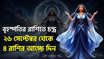 বৈদিক জ্যোতিষশাস্ত্রে চন্দ্রের গোচর অত্যন্ত গুরুত্বপূর্ণ বলে বিবেচিত হয়। চন্দ্র খুব দ্রুত তার রাশি পরিবর্তন করে; প্রায় প্রতি দু'দিন অন্তর চন্দ্রের গোচর ঘটে। বর্তমানে চন্দ্র শনির রাশি মকর-এ অবস্থান করছে। এরপর কুম্ভ রাশি অতিক্রম করে, ২০২৬ সালের ২৬শে সেপ্টেম্বর চন্দ্র মীন রাশিতে প্রবেশ করবে। ছবি সৌজন্যে এআই ৷