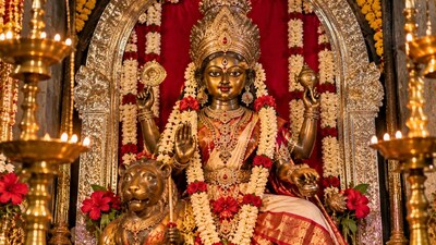 পুরুলিয়ার কাশিপুর রাজপরিবারে আজও চলে আসছে কুলদেবী রাজরাজেশ্বরীর পুজো।Representative Image (Image Generated By AI)