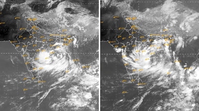 সোমবার আবহাওয়াবিদরা জানিয়েছিলেন যে, পশ্চিম-মধ্য ও সংলগ্ন উত্তর-পশ্চিম বঙ্গোপসাগরের ওপর অবস্থানরত নিম্নচাপটি ঘনীভূত হয়ে গভীর নিম্নচাপে পরিণত হওয়ার সম্ভাবনা রয়েছে।আইএমডি (IMD) জানিয়েছে, "পশ্চিম-মধ্য ও সংলগ্ন উত্তর-পশ্চিম বঙ্গোপসাগরের ওপর অবস্থানরত নিম্নচাপটি গত ৬ ঘণ্টায় ঘণ্টায় ১৮ কিলোমিটার গতিতে পশ্চিম দিকে অগ্রসর হয়েছে। আজ, ২২ সেপ্টেম্বর ২০২৬-এ সকাল ৮টা ৩০ মিনিটে (আইএসটি) এটি একই অঞ্চলে—১৭.৯° উত্তর অক্ষাংশ ও ৮৬.০° পূর্ব দ্রাঘিমাংশের কাছাকাছি—অবস্থান করছিল। এই অবস্থানটি ওড়িশার গোপালপুর থেকে ২০০ কিমি দক্ষিণ-পূর্বে, অন্ধ্রপ্রদেশের কলিঙ্গপত্তনম থেকে ২০০ কিমি পূর্ব-দক্ষিণ-পূর্বে, ওড়িশার পুরী থেকে ২১০ কিমি দক্ষিণে এবং অন্ধ্রপ্রদেশের বিশাখাপত্তনম থেকে ২৯০ কিমি পূর্বে।" Photo Courtesy- IMD/ Sattelitte Image