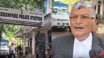 তার আগেই হঠাৎ কালো কোট পরে শ্রীরামপুর থানায় অসিত মজুমদার