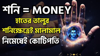 কোনও রাশিফল​না দেখেই আপনি আপনার জীবনে শনি গ্রহের প্রভাব সম্পর্কে জানতে পারেন? হস্তরেখাবিদ্যা অনুযায়ী, হাতের তালুতে অবস্থিত 'শনির ক্ষেত্র' (Mount of Saturn) পর্যবেক্ষণ করে শনি-সংক্রান্ত শুভ ও অশুভ লক্ষণগুলোর ব্যাখ্যা করা সম্ভব। ছবি সৌজন্যে এআই ৷