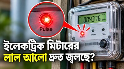 বিদ্যুতের মিটারের লাল আলো দ্রুত জ্বলছে? বেশি বিল আসার কারণ জানুন
