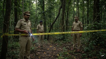 কাঁকসার জঙ্গলের ভিতরে মিলল চারটি নরকঙ্কাল৷ এআই ব্যবহার করে তৈরি প্রতীকী ছবি৷ 
