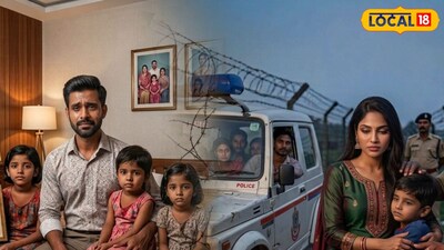 ফেসবুক প্রেমের টানে স্বামী, তিন কন্যাসন্তানে ছেড়ে ভারতে হাজির বাংলাদেশি বধূ (ছবি সৌজন্য - AI)