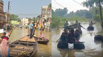 পুজোর আগে বিপর্যস্ত জনজীবন! জলমগ্ন দক্ষিণবঙ্গের একাধিক এলাকা