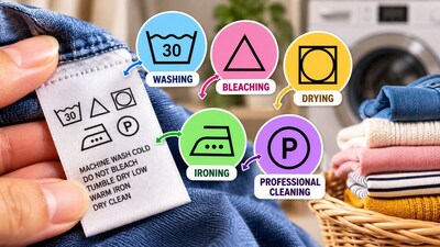 Do you know the meaning of these 5 clothing care symbols