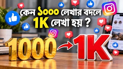 Thousand বানানে ‘K’ না থাকলেও হাজারকে K লেখা হয় কেন?
