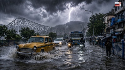 কলকাতায় ঝড়বৃষ্টির কমলা সতর্কতা