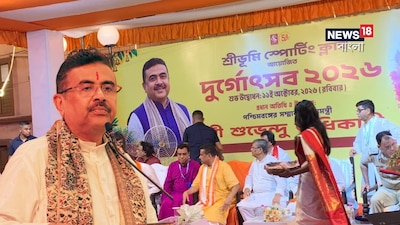 শ্রীভূমির পুজো উদ্বোধনে বড় বার্তা শুভেন্দু অধিকারীর