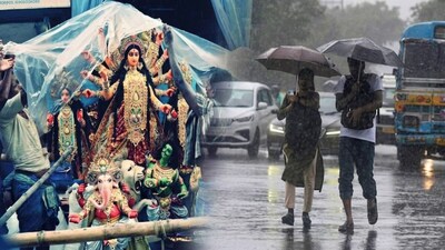 Pujo Weather Threat Of Low Pressure And Rain Forecast In Bengal