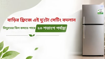 ফ্রিজের সেটিংয়ে বদল।