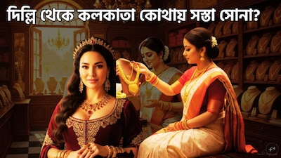 রবিবার সোনা ও রুপোর দামে কোনও পরিবর্তন হয়নি। এর আগে টানা দুদিন সোনার দাম বেড়েছিল; সেই সময়ে ১০ গ্রাম ২৪-ক্যারাট সোনার দাম ১,৮৫০ টাকা এবং ২২-ক্যারাট সোনার দাম ১,৭০০ টাকা বেড়েছিল। এক সপ্তাহের ব্যবধানে ২৪-ক্যারাট সোনার দাম ২,২৪০ টাকা এবং ২২-ক্যারেট সোনার দাম ২,০৫০ টাকা বেড়েছে। অন্যদিকে, গতকাল অর্থাৎ শনিবার রুপোর দাম বাড়লেও রবিবার তা অপরিবর্তিত রয়েছে। ছবি সৌজন্যে এআই ৷