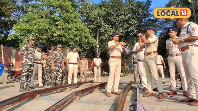 Murshidabad SP inspects Bhagirathi ghats ahead of Bijaya Dashami idol immersion