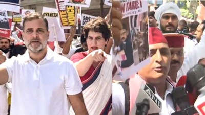 মুখ্য নির্বাচন কমিশনারের পদত্যাগ দাবিতে দিল্লিতে মিছিল ইন্ডিয়া জোটের