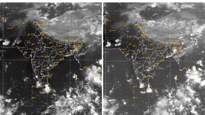 নয়াদিল্লি: আইএমডি-র লেটেস্ট ওয়েদার অ্যালার্ট অনুসারে দক্ষিণ-পশ্চিম মৌসুমী বায়ু প্রত্যাহারের রেখাটি ৩২.৫° উত্তর/৭২.৫° পূর্ব, গুরুদাসপুর, চন্ডিগড়, মুজাফফরনগর, আলিগড়, ধোলপুর, উদয়পুর, ডিষা, নালিয়া এবং ২৩.০° উত্তর/৬৭.৮° পূর্বতে বিস্তৃত হয়ে রয়েছে৷ আগামী ২৪ ঘণ্টার মধ্যে পঞ্জাব, হরিয়ানা, রাজস্থান ও উত্তর প্রদেশের অবশিষ্ট অংশ; গুজরাত ও মধ্যপ্রদেশের অধিকাংশ এলাকা; জম্মু ও কাশ্মীর, হিমাচল প্রদেশ ও উত্তরাখণ্ডের সম্পূর্ণ অংশ; এবং বিহার, ঝাড়খণ্ড, ছত্তিশগড় ও মহারাষ্ট্রের কিছু অংশ থেকে দক্ষিণ-পশ্চিম মৌসুমী বায়ু আরও সরে যাওয়ার জন্য অনুকূল পরিস্থিতি তৈরি হওয়ার সম্ভাবনা রয়েছে। Photo Courtesy- IMD/ Sattellite Image 