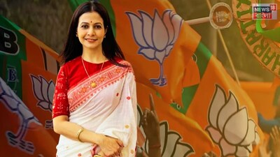 রাজ্যসভায় বিজেপি প্রার্থী কোয়েল মল্লিক৷ 