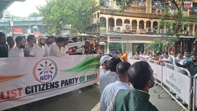 চিন্ময় প্রভুর মুক্তির দাবিতে NCPI-এর মিছিল