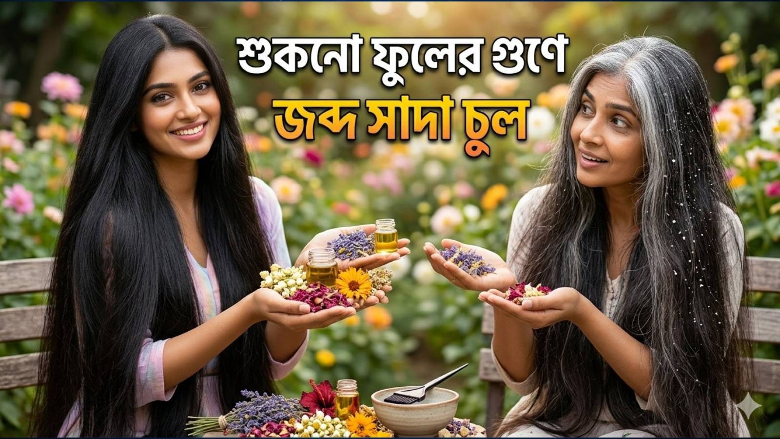 White Hair Colouring: লাগবে না কালার-কলপ! ফেলে দেওয়া এই শুকনো ফুল ফুটিয়ে মাখলেই সাদা চুলের বংশনাশ! খুশকি জব্দ হয়ে নামবে লম্বা চুলের ঢল White Hair Colouring: লাগবে না কালার-কলপ! ফেলে দেওয়া এই শুকনো ফুল ফুটিয়ে মাখলেই সাদা চুলের বংশনাশ! খুশকি জব্দ হয়ে নামবে লম্বা চুলের ঢল