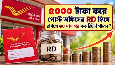 প্রতি মাসে ৫০০০ টাকা জমালে ৬০ মাসে কত রিটার্ন?