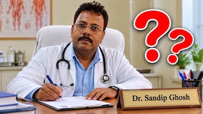 ফের চিকিৎসক হিসেবে রোগী দেখতে পারবেন সন্দীপ ঘোষ? এআই ব্যবহার করে তৈরি প্রতীকী ছবি