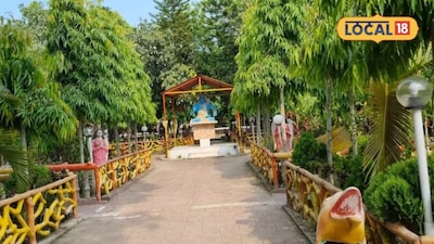 উত্তর ২৪ পরগনার বসিরহাটের কচুয়া লোকনাথ মন্দির সংলগ্ন শান্তিদাম উদ্যান