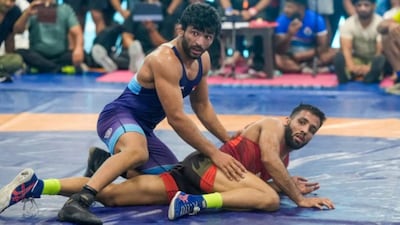 এশিয়ান গেমসে কুস্তিতে সোনা জয় সুজিতের