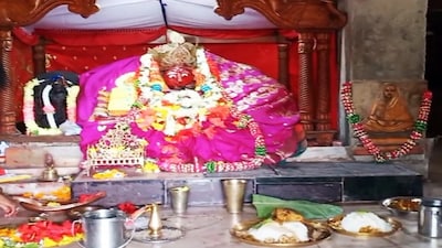 প্রতিমা নয়, দেবীই দুর্গা! কয়েকশো বছরের প্রাচীন পুজো নন্দকুমারের ভবানীপুরের মা ঝিংলেশ্বরী মন্দিরে