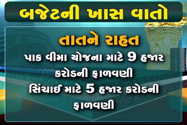 બજેટ 2017માં દોડી વિકાસની રેલ, મળી ટેક્સમાં રાહત અને ખેતરમાં થશે રૂપિયાની ખેતી, યુવાઓ માટે શિક્ષણ અને રોજગારની ઉપલબ્ધિઓ સહિત વિવિધ ક્ષેત્રે શું છે મહત્વની જાહેરાત, જાણો બજેટ 2017માં દોડી વિકાસની રેલ, મળી ટેક્સમાં રાહત અને ખેતરમાં થશે રૂપિયાની ખેતી, યુવાઓ માટે શિક્ષણ અને રોજગારની ઉપલબ્ધિઓ સહિત વિવિધ ક્ષેત્રે શું છે મહત્વની જાહેરાત, જાણો