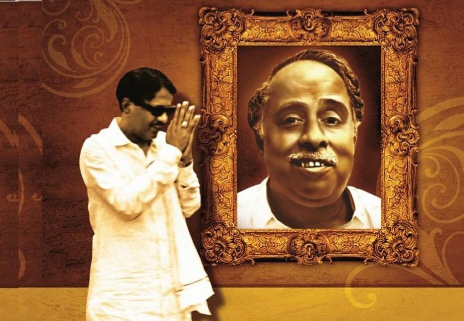 તે સામાજિક પરિવર્તનને પ્રોત્સાહન આપનાર ઐતિહાસિક અને સામાજિક વાર્તાઓ લખવા માટે લોકપ્રિય રહ્યા હતા. પોતાની આ કહાની પ્રતિભાનો ઉપયોગ તેમણે તમિલ સિનેમામાં કર્યો હતો. એક ફિલ્મ ‘પરાશક્તિ’ દ્વારા રાજનીતિક વિચારોનો પ્રચાર શરૂ કર્યો હતો. તે સામાજિક પરિવર્તનને પ્રોત્સાહન આપનાર ઐતિહાસિક અને સામાજિક વાર્તાઓ લખવા માટે લોકપ્રિય રહ્યા હતા. પોતાની આ કહાની પ્રતિભાનો ઉપયોગ તેમણે તમિલ સિનેમામાં કર્યો હતો. એક ફિલ્મ ‘પરાશક્તિ’ દ્વારા રાજનીતિક વિચારોનો પ્રચાર શરૂ કર્યો હતો.