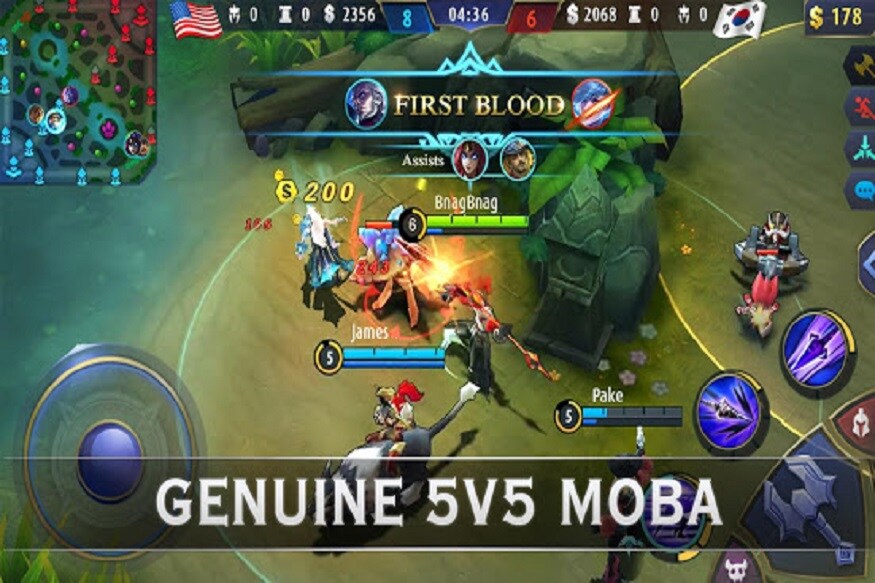 5.) Mobile Legends Bang Bang- આ એક 5V5 MOBA ઑનલાઈન ગેમ છે જેમાં આપણા વિરોધી ગેમર્સ જે પણ માણસ જ હોય છે તેમને હરાવવાના હોય છે. મોબાઈલ લેજેન્ડસ્: બેંગ બેંગ ! જેમાં તમારો પ્રિય હીરો પસંદ કરી, પરફેક્ટ ટીમ બનાવો અને 10 સેકન્ડના મેચ મેકિંગ પછી કરો 10 થી 15 મિનીટનું યુદ્ધ. આ ગેમમાં 3 લેન હોય છે. જેમાં આપણા અને વિરોધીઓનાં ટાવર હોય છે, જે ટીમ બધાં ટાવરને તોડતાં અને વિરોધી ગેમર્સને મારતાં મારતાં અંતિમ ટાવર તોડી નાખે તે ટીમ વિજેતા બને છે. આ ગેમમાં મુખ્યત્વે 3 અલગ મોડ છે. Rank મોડ એ આ ગેમમાં ખુબ મહત્વનો છે. આ મોડમાં 7 લેવલ, જેમાં એક લેવલમાં 5 સ્ટાર, એવી રીતે જેનાં લેવલમાં જેટલા સ્ટાર તે પ્રમાણે તેનું વિશ્વના ગેમર્સમાં રેંકિંગ થાય. આ મોડમાં પ્લેયર માત્ર પોતાની આગળ-પાછળના લેવલવાળા પ્લેયર સાથે ગેમ રમી શકે છે. Rank મોડની ગેમ હારવાથી પ્લેયરનો એક સ્ટાર ઓછો થાય છે અને જીતવાથી એક સ્ટાર વધે છે. classic મોડમાં રેંકિંગ હોતું નથી. તેમજ બધા લેવલનાં પ્લેયરો આ મોડમાં એકબીજા સાથે રમી શકે છે. જેમાં એક વાર પસંદ કરેલ હીરો નિર્ધારિત સમય પછી બદલી શકાશે નહિં. brawl મોડમાં ગેમ શરૂઆતમાં જ તમને બે પ્લેયરમાંથી એક સિલેક્ટ કરવા માટે આપે છે. જો કે આ મોડ બીજા મોડ કરતાં નાનો છે કેમકે તેમાં રમવા માટે માત્ર એક જ લેન હોય છે. આ સિવાય ગેમમાં નવા નવા સિઝનલ મોડ પણ આવે છે. જેનો ગેમપ્લે રમુજ હોવાથી ગેમર્સમાં તે ઘણો લોકપ્રિય છે. 5.) Mobile Legends Bang Bang- આ એક 5V5 MOBA ઑનલાઈન ગેમ છે જેમાં આપણા વિરોધી ગેમર્સ જે પણ માણસ જ હોય છે તેમને હરાવવાના હોય છે. મોબાઈલ લેજેન્ડસ્: બેંગ બેંગ ! જેમાં તમારો પ્રિય હીરો પસંદ કરી, પરફેક્ટ ટીમ બનાવો અને 10 સેકન્ડના મેચ મેકિંગ પછી કરો 10 થી 15 મિનીટનું યુદ્ધ. આ ગેમમાં 3 લેન હોય છે. જેમાં આપણા અને વિરોધીઓનાં ટાવર હોય છે, જે ટીમ બધાં ટાવરને તોડતાં અને વિરોધી ગેમર્સને મારતાં મારતાં અંતિમ ટાવર તોડી નાખે તે ટીમ વિજેતા બને છે. આ ગેમમાં મુખ્યત્વે 3 અલગ મોડ છે. Rank મોડ એ આ ગેમમાં ખુબ મહત્વનો છે. આ મોડમાં 7 લેવલ, જેમાં એક લેવલમાં 5 સ્ટાર, એવી રીતે જેનાં લેવલમાં જેટલા સ્ટાર તે પ્રમાણે તેનું વિશ્વના ગેમર્સમાં રેંકિંગ થાય. આ મોડમાં પ્લેયર માત્ર પોતાની આગળ-પાછળના લેવલવાળા પ્લેયર સાથે ગેમ રમી શકે છે. Rank મોડની ગેમ હારવાથી પ્લેયરનો એક સ્ટાર ઓછો થાય છે અને જીતવાથી એક સ્ટાર વધે છે. classic મોડમાં રેંકિંગ હોતું નથી. તેમજ બધા લેવલનાં પ્લેયરો આ મોડમાં એકબીજા સાથે રમી શકે છે. જેમાં એક વાર પસંદ કરેલ હીરો નિર્ધારિત સમય પછી બદલી શકાશે નહિં. brawl મોડમાં ગેમ શરૂઆતમાં જ તમને બે પ્લેયરમાંથી એક સિલેક્ટ કરવા માટે આપે છે. જો કે આ મોડ બીજા મોડ કરતાં નાનો છે કેમકે તેમાં રમવા માટે માત્ર એક જ લેન હોય છે. આ સિવાય ગેમમાં નવા નવા સિઝનલ મોડ પણ આવે છે. જેનો ગેમપ્લે રમુજ હોવાથી ગેમર્સમાં તે ઘણો લોકપ્રિય છે.