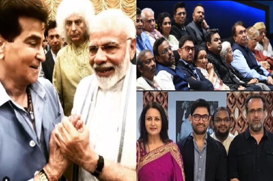 વડાપ્રધાન નરેન્દ્ર મોદીએ મુંબઇમાં દેશના પહેલાં ભારતીય રાષ્ટ્રીય સિને સંગ્રહાલય (એનએમઆઇસી)નું ઉદ્ધાટન કર્યું. આ પ્રસંગે તેમની સાથે બોલિવૂડની દિગ્ગજ હસ્તીઓ પણ જોવા મળી હતી. સ્ટાર્સે પીએમ મોદી સાથે તસવીરો ક્લિક કરાવી અને સોશિયલ મીડિયા પર પણ શેર કરી હતી. વડાપ્રધાન નરેન્દ્ર મોદીએ મુંબઇમાં દેશના પહેલાં ભારતીય રાષ્ટ્રીય સિને સંગ્રહાલય (એનએમઆઇસી)નું ઉદ્ધાટન કર્યું. આ પ્રસંગે તેમની સાથે બોલિવૂડની દિગ્ગજ હસ્તીઓ પણ જોવા મળી હતી. સ્ટાર્સે પીએમ મોદી સાથે તસવીરો ક્લિક કરાવી અને સોશિયલ મીડિયા પર પણ શેર કરી હતી.
