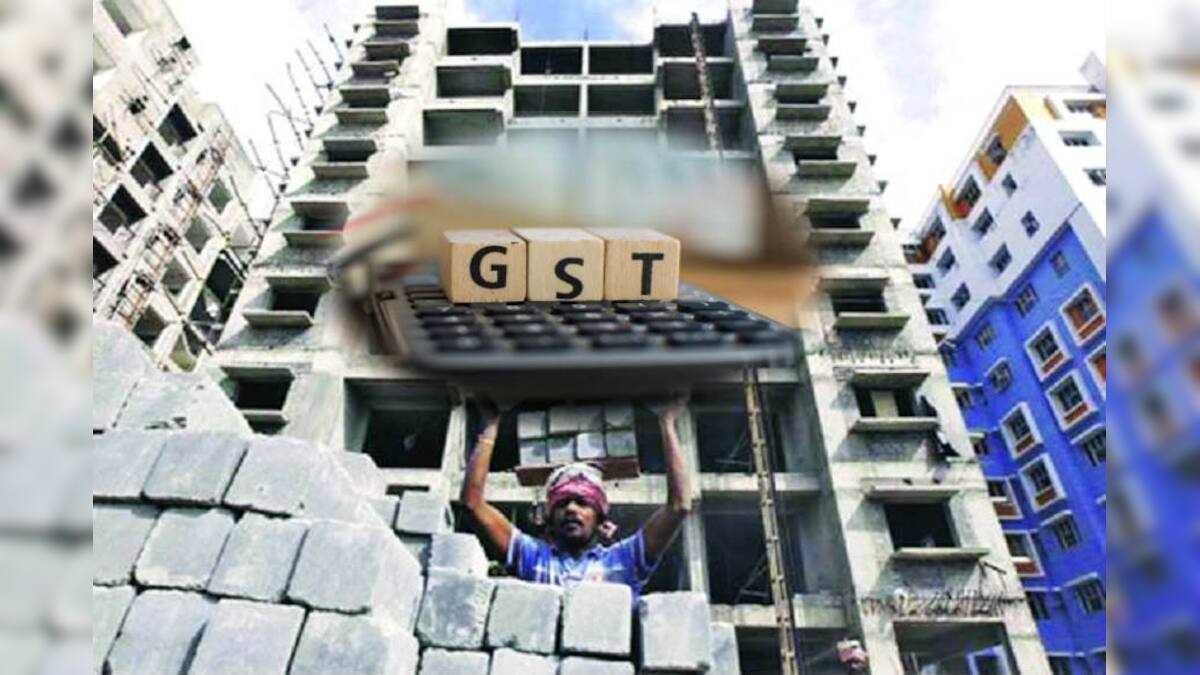 GST rates fall on the Under Construction building News18 Gujarati