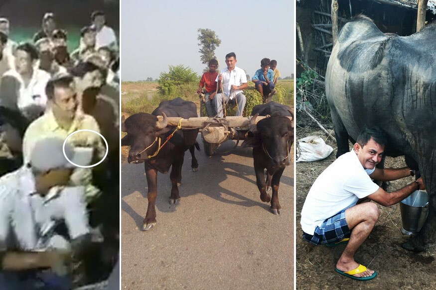 રાજકારણમાં તમે ચર્ચામાં ત્યારે જ રહો જ્યારે તમે લોકોની વચ્ચે જઇને થોડી ક્ષણોને માણો છો. આપણા ગુજરાતનાં રાજકારણમાં અનેક ચહેરોઓ આવી જ રીતે ચર્ચામાં રહે છે. પરંતુ કોંગ્રેસનાં પરેશ ધાનાણીને લોકો સાથે રહીને આકર્ષણનું કેન્દ્ર બનીને રહેવું બખૂબી આવડે છે. પરેશ ધાનાણીનો એક વીડિયો સોશિયલ મીડિયામાં ઘણો જ વાયરલ થઇ રહ્યો છે. જેમાં તે ભજન મંડળીની વચ્ચે બેસીને મંજીરા વગાડે છે. આ પહેલા પણ તેમના ઘણાં વીડિયો વાયરલ થયા હતાં. તેઓ આ પહેલા ભેંસો દોહી ચૂક્યા છે, ગાડુ હાંકીને લોકોને મુસાફરી કરાવી ચુક્યાં છે અને સાપ સાથે પણ રમી ચુક્યા છે. રાજકારણમાં તમે ચર્ચામાં ત્યારે જ રહો જ્યારે તમે લોકોની વચ્ચે જઇને થોડી ક્ષણોને માણો છો. આપણા ગુજરાતનાં રાજકારણમાં અનેક ચહેરોઓ આવી જ રીતે ચર્ચામાં રહે છે. પરંતુ કોંગ્રેસનાં પરેશ ધાનાણીને લોકો સાથે રહીને આકર્ષણનું કેન્દ્ર બનીને રહેવું બખૂબી આવડે છે. પરેશ ધાનાણીનો એક વીડિયો સોશિયલ મીડિયામાં ઘણો જ વાયરલ થઇ રહ્યો છે. જેમાં તે ભજન મંડળીની વચ્ચે બેસીને મંજીરા વગાડે છે. આ પહેલા પણ તેમના ઘણાં વીડિયો વાયરલ થયા હતાં. તેઓ આ પહેલા ભેંસો દોહી ચૂક્યા છે, ગાડુ હાંકીને લોકોને મુસાફરી કરાવી ચુક્યાં છે અને સાપ સાથે પણ રમી ચુક્યા છે.