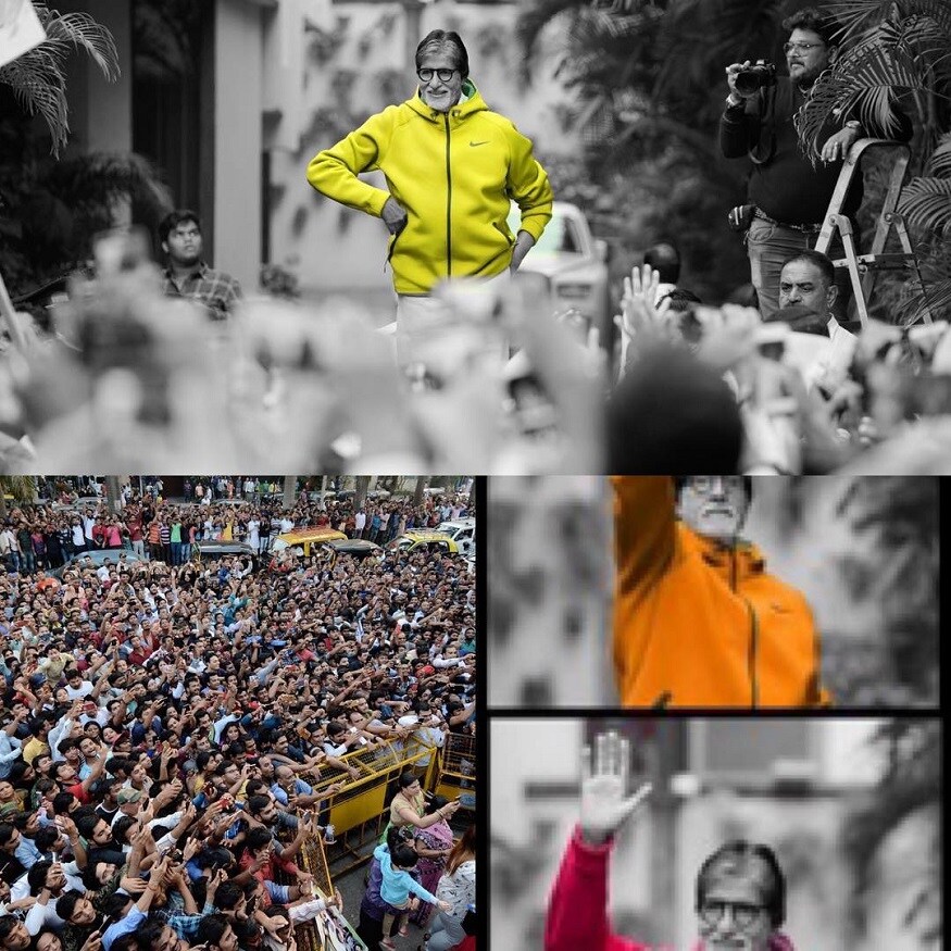 અમિતાભ બચ્ચન છેલ્લા 36 વર્ષથી દર રવિવારે જુહૂ સ્થિત તેમનાં ઘર જલસાની બહાર ફેન્સને મળે છે. આ વીકકલી ફેન મીટિંગનું નામ સંડે દર્શન છે. પણ આ વખતે તબિયતને કારણે તેઓ મુલાકાત કરી શક્યા નહીં. અમિતાભ બચ્ચન છેલ્લા 36 વર્ષથી દર રવિવારે જુહૂ સ્થિત તેમનાં ઘર જલસાની બહાર ફેન્સને મળે છે. આ વીકકલી ફેન મીટિંગનું નામ સંડે દર્શન છે. પણ આ વખતે તબિયતને કારણે તેઓ મુલાકાત કરી શક્યા નહીં.