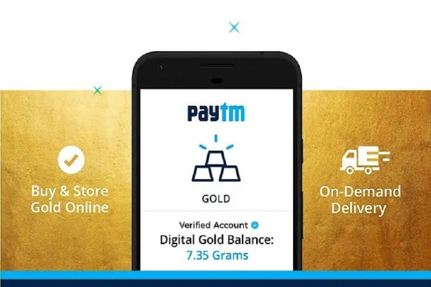 1 રૂપિયામાં સોનું ખરદીવા માટે- ઇવોલેટ Paytmનાં Paytmગોલ્ડ સર્વિસ શરૂ કરાવવાની રહેશે. આ પ્લેટફર્મ પર આપ ફક્ત એક રૂપિયામાં પણ સોનું ખરીદી શકો છો. આહીં આપ 1 રૂપિયાથી લઇને દોઢ લાખ રૂપિયા સુધીનું સોનું એક વખતમાં ખરીદી શકો છો. 1 રૂપિયામાં સોનું ખરદીવા માટે- ઇવોલેટ Paytmનાં Paytmગોલ્ડ સર્વિસ શરૂ કરાવવાની રહેશે. આ પ્લેટફર્મ પર આપ ફક્ત એક રૂપિયામાં પણ સોનું ખરીદી શકો છો. આહીં આપ 1 રૂપિયાથી લઇને દોઢ લાખ રૂપિયા સુધીનું સોનું એક વખતમાં ખરીદી શકો છો.