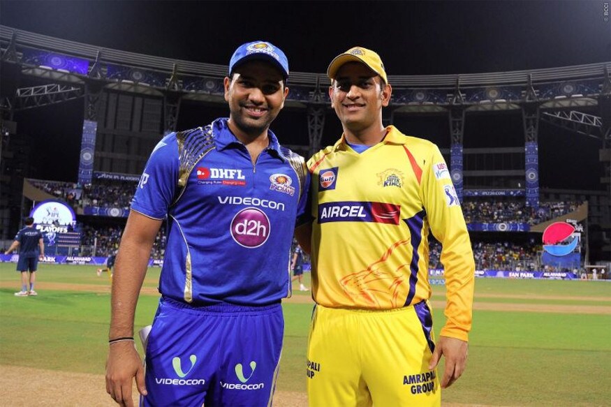 આઈપીએલ-12ની ફાઇનલ 12 મે ના રોજ MUMBAI INDIANS અને CHENNAI SUPER KINGS વચ્ચે હૈદરાબાદમાં રમાશે. બંને ટીમો આઈપીએલ ફાઇનલમાં પહોંચવાના મામલામાં બાકી ટીમો કરતા ઘણી આગળ છે. ફાઇનલમાં ચેમ્પિયન બનવાની વાત કરવામાં આવે તો રોહિત શર્માનો રેકોર્ડ બેસ્ટ છે. તે ચાર વખત આઈપીએલની ફાઇનલમાં પહોંચ્યો છે. જેમાં ત્રણ વખત ટીમે જીત મેળવી છે. (PC - IPL) આઈપીએલ-12ની ફાઇનલ 12 મે ના રોજ MUMBAI INDIANS અને CHENNAI SUPER KINGS વચ્ચે હૈદરાબાદમાં રમાશે. બંને ટીમો આઈપીએલ ફાઇનલમાં પહોંચવાના મામલામાં બાકી ટીમો કરતા ઘણી આગળ છે. ફાઇનલમાં ચેમ્પિયન બનવાની વાત કરવામાં આવે તો રોહિત શર્માનો રેકોર્ડ બેસ્ટ છે. તે ચાર વખત આઈપીએલની ફાઇનલમાં પહોંચ્યો છે. જેમાં ત્રણ વખત ટીમે જીત મેળવી છે. (PC - IPL)