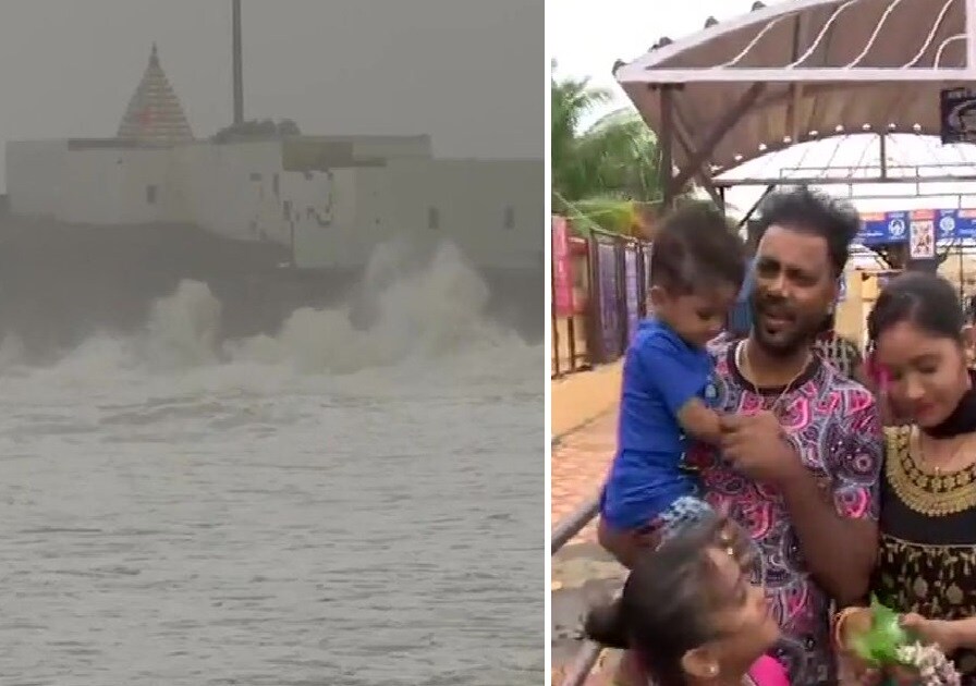 દિનેશ સોલંકી, ગીર સોમનાથ : વાયુ વાવાઝોડાને કારણે ગીર સોમનાથનાં વાતાવરણમાં રાતથી પલટો આવ્યો છે. ગીર સોમનાથમાં ભારે પવન સાથે ઝરમર વરસાદ વરસી રહ્યો છે. જોકે પવનની ગતિમાં ઘટાડો નોંધાયો છે પરંતુ પવન સાથે વરસાદ તો ચાલુ જ છે. દિનેશ સોલંકી, ગીર સોમનાથ : વાયુ વાવાઝોડાને કારણે ગીર સોમનાથનાં વાતાવરણમાં રાતથી પલટો આવ્યો છે. ગીર સોમનાથમાં ભારે પવન સાથે ઝરમર વરસાદ વરસી રહ્યો છે. જોકે પવનની ગતિમાં ઘટાડો નોંધાયો છે પરંતુ પવન સાથે વરસાદ તો ચાલુ જ છે.