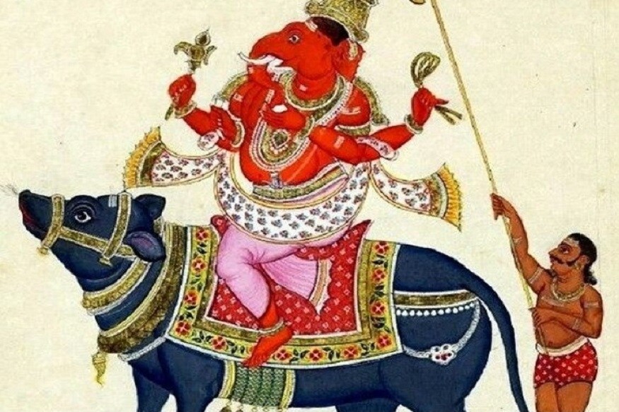 ગજમુખાસૂર નામના દાનવે પોતાની શક્તિથી તમામ દેવતાઓને પરેશાન કર્યા કરતો હતો. તમામ દેવતાઓ ભેગા મળીને ભગવાન ગણેશ પાસે આવ્યા. દેવતાઓની આજીજી સાંભળી ભગવાન ગણેશજીએ તેઓને ગજમુખાસૂરથી મુક્તિ અપાવવાનું વચન આપ્યું. ગણેશજી અને ગજમુખાસૂર વચ્ચે ભયંકર યુદ્ધ થયું. આ યુદ્ધમાં ગણેશજીનો એક દાંત તૂટી ગયો. ગજમુખાસૂર નામના દાનવે પોતાની શક્તિથી તમામ દેવતાઓને પરેશાન કર્યા કરતો હતો. તમામ દેવતાઓ ભેગા મળીને ભગવાન ગણેશ પાસે આવ્યા. દેવતાઓની આજીજી સાંભળી ભગવાન ગણેશજીએ તેઓને ગજમુખાસૂરથી મુક્તિ અપાવવાનું વચન આપ્યું. ગણેશજી અને ગજમુખાસૂર વચ્ચે ભયંકર યુદ્ધ થયું. આ યુદ્ધમાં ગણેશજીનો એક દાંત તૂટી ગયો.