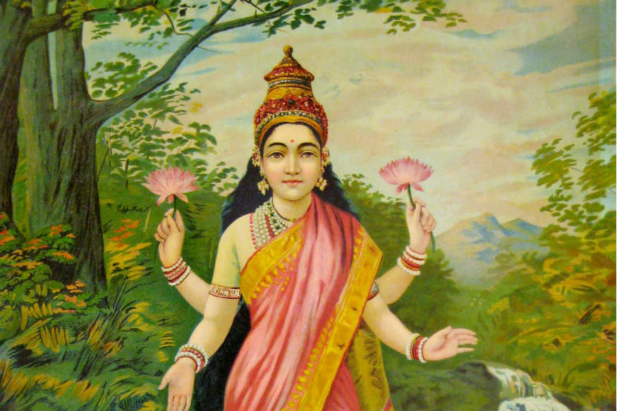રાજા રવિ વર્મા વીતેલી સદીના કલાકાર છે. રાજા રવિ વર્માએ હિંદુ દેવી-દેવતાના ઐતિહાસિક ચિત્રો બનાવ્યા હોવાનું કલાના ઇતિહાસકારોનું કહેવું છે. રાજા રવિ વર્માએ તૈયાર કરેલું લક્ષ્મીજીનું પ્રથમ ચિત્ર આજે પણ વડોદરાના લક્ષ્મી વિલાસ પૅલેસના દરબાર હૉલમાં છે. રાજા રવિ વર્મા પ્રથમ ચિત્રકાર હતા, જેમણે આસપાસની દુનિયામાં દેખાતા ચહેરાઓથી પ્રેરણા લઈને ચિત્રો બનાવ્યા હતા. 19મી સદીમાં રાજા રવિ વર્માએ લક્ષ્મીજીનું ચિત્ર બનાવ્યું તે પહેલાં પણ લક્ષ્મીજીના ચિત્રો બન્યા હતા, પરંતુ હ્યુમન ફૉર્મના દેવીની કલ્પના કોઈ પણ કલાકારે કરી નહોતી. રાજા રવિ વર્મા વીતેલી સદીના કલાકાર છે. રાજા રવિ વર્માએ હિંદુ દેવી-દેવતાના ઐતિહાસિક ચિત્રો બનાવ્યા હોવાનું કલાના ઇતિહાસકારોનું કહેવું છે. રાજા રવિ વર્માએ તૈયાર કરેલું લક્ષ્મીજીનું પ્રથમ ચિત્ર આજે પણ વડોદરાના લક્ષ્મી વિલાસ પૅલેસના દરબાર હૉલમાં છે. રાજા રવિ વર્મા પ્રથમ ચિત્રકાર હતા, જેમણે આસપાસની દુનિયામાં દેખાતા ચહેરાઓથી પ્રેરણા લઈને ચિત્રો બનાવ્યા હતા. 19મી સદીમાં રાજા રવિ વર્માએ લક્ષ્મીજીનું ચિત્ર બનાવ્યું તે પહેલાં પણ લક્ષ્મીજીના ચિત્રો બન્યા હતા, પરંતુ હ્યુમન ફૉર્મના દેવીની કલ્પના કોઈ પણ કલાકારે કરી નહોતી.