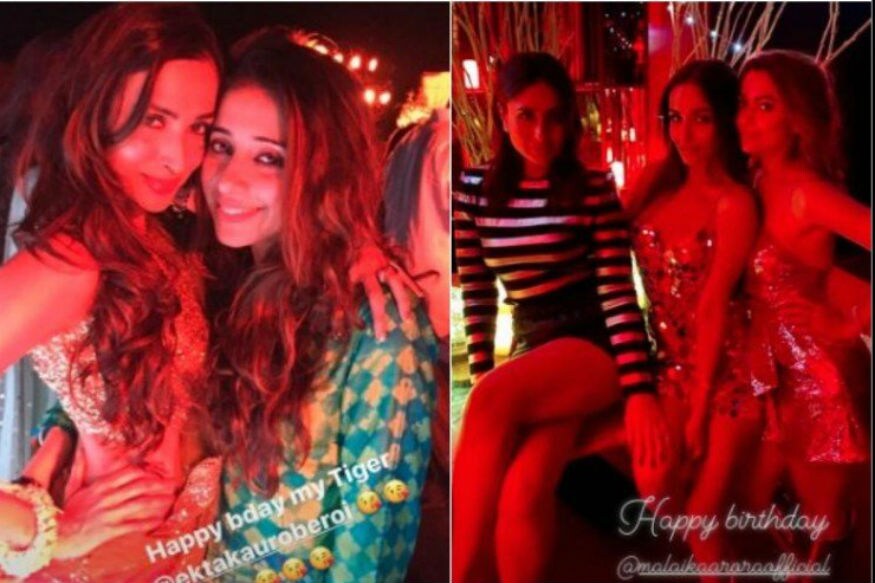 બોલિવૂડ (Bollywood) અભિનેત્રી અને ફેશન દીવા (Malaika Arora) એ 6 વર્ષ પછી મુંબઇમાં ભારે ધૂમધામ સાથે તેનો 46મો જન્મદિવસ ઉજવ્યો. આ પાર્ટીમાં બોલીવૂડની અનેક જાણીતી હસ્તીઓ રહી હાજર. મલાઇકાએ મોડી રાત્રે મુંબઇની ફાઇવ સ્ટાર હોટલમાં જન્મદિવસની પાર્ટી રાખી હતી. આ સમયે મલાઇકાની ગર્લ ગેંગની સાથે તેનો બોયફ્રેન્ડ અર્જૂન કપૂર અને પુત્ર પણ એક જ પાર્ટીમાં હાજર રહ્યા હતા. ત્યારે સોશિયલ મીડિયા પર મલાઇકાના બર્થ ડેની તસવીરો છવાઇ ગઇ હતી. બોલિવૂડ (Bollywood) અભિનેત્રી અને ફેશન દીવા (Malaika Arora) એ 6 વર્ષ પછી મુંબઇમાં ભારે ધૂમધામ સાથે તેનો 46મો જન્મદિવસ ઉજવ્યો. આ પાર્ટીમાં બોલીવૂડની અનેક જાણીતી હસ્તીઓ રહી હાજર. મલાઇકાએ મોડી રાત્રે મુંબઇની ફાઇવ સ્ટાર હોટલમાં જન્મદિવસની પાર્ટી રાખી હતી. આ સમયે મલાઇકાની ગર્લ ગેંગની સાથે તેનો બોયફ્રેન્ડ અર્જૂન કપૂર અને પુત્ર પણ એક જ પાર્ટીમાં હાજર રહ્યા હતા. ત્યારે સોશિયલ મીડિયા પર મલાઇકાના બર્થ ડેની તસવીરો છવાઇ ગઇ હતી.