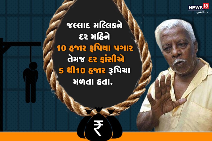 નાટા મલ્લિકનો પગાર : નાટા મલ્લિકને બંગાળ સરકાર દર મહિના 10 હજાર રૂપિયા પગાર આપતી હતી. દરેક ફાંસી પર તેને પાંચથી દસ હજાર રૂપિયા મળતા હતા. ધનંજયની ફાંસી બાદ મલ્લિક ફાંસીના ફંદાને પોતાના ઘરે લઈ ગયો હતો. જેલ મેન્યુઅલ પ્રમાણે આ દોરડું છ મીટર લાંબુ હોય છે. મલ્લિકે તેને નાનાં-નાનાં ટૂકડા કરીને તેમાંથી કમાણી કરી હતી. નાટા મલ્લિકનો પગાર : નાટા મલ્લિકને બંગાળ સરકાર દર મહિના 10 હજાર રૂપિયા પગાર આપતી હતી. દરેક ફાંસી પર તેને પાંચથી દસ હજાર રૂપિયા મળતા હતા. ધનંજયની ફાંસી બાદ મલ્લિક ફાંસીના ફંદાને પોતાના ઘરે લઈ ગયો હતો. જેલ મેન્યુઅલ પ્રમાણે આ દોરડું છ મીટર લાંબુ હોય છે. મલ્લિકે તેને નાનાં-નાનાં ટૂકડા કરીને તેમાંથી કમાણી કરી હતી.