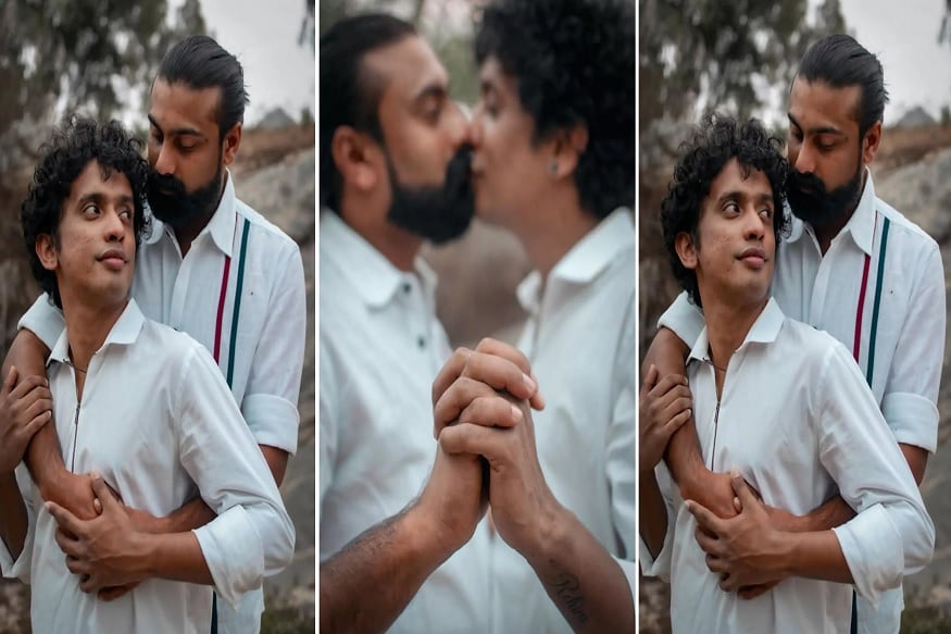 હાલમાં લગ્નની સિઝન છે એવામાં સોશિયલ મીડિયા પર પ્રી-વેડિંગ શૂટ કરાવતા હોય છે. ત્યારે હાલમાં એક પ્રી વેડિંગ ફોટોશૂટ વાયરલ થઇ રહ્યું છે આ ફોટોશૂટ છે સેમ સેક્સનાં કપલનું. જી હાં કેરળનાં એક ગે કપલે હાલમાં જ પ્રી વેડિંગ ફોટોશૂટ કરાવ્યું છે. જે સોશિયલ મીડિયા પર વાયુ વેગે વાયરલ થઇ રહ્યું છે. આ કપલે તેનાં શૂટની તમામ તસવીરો સોશિયલ મીડિયા પર શેર કરી છે. અને લખ્યું છે #LoveIsLove. (Image: Anusree Prakash) હાલમાં લગ્નની સિઝન છે એવામાં સોશિયલ મીડિયા પર પ્રી-વેડિંગ શૂટ કરાવતા હોય છે. ત્યારે હાલમાં એક પ્રી વેડિંગ ફોટોશૂટ વાયરલ થઇ રહ્યું છે આ ફોટોશૂટ છે સેમ સેક્સનાં કપલનું. જી હાં કેરળનાં એક ગે કપલે હાલમાં જ પ્રી વેડિંગ ફોટોશૂટ કરાવ્યું છે. જે સોશિયલ મીડિયા પર વાયુ વેગે વાયરલ થઇ રહ્યું છે. આ કપલે તેનાં શૂટની તમામ તસવીરો સોશિયલ મીડિયા પર શેર કરી છે. અને લખ્યું છે #LoveIsLove. (Image: Anusree Prakash)