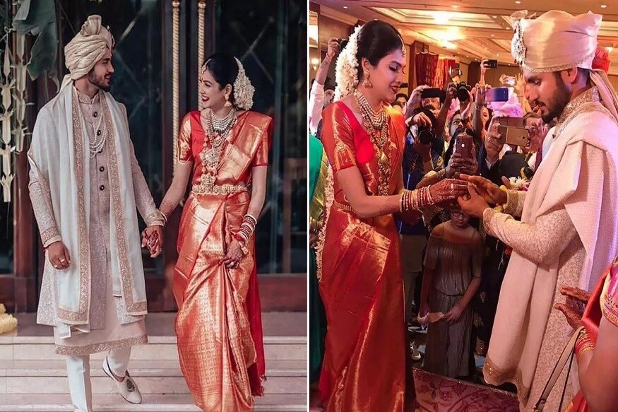ઇન્ડિયન મિડલ ઓર્ડરનાં બેટ્સમેન મનિષ પાંડેએ તમીલ ફિલ્મોની ઍક્ટ્રેસ અશ્રીતા શેટ્ટી સાથે મુંબઇમાં 2 ડિસેમ્બરનાં રોજ લગ્ન કર્યા. અને તેની તસવીરો પણ ઇન્સ્ટાગ્રામ પર શૅર કરવામાં આવી છે. આ તસવીરોની એક ઝલક પર તમે પણ કરી લો નજર (Image: Instagram) ઇન્ડિયન મિડલ ઓર્ડરનાં બેટ્સમેન મનિષ પાંડેએ તમીલ ફિલ્મોની ઍક્ટ્રેસ અશ્રીતા શેટ્ટી સાથે મુંબઇમાં 2 ડિસેમ્બરનાં રોજ લગ્ન કર્યા. અને તેની તસવીરો પણ ઇન્સ્ટાગ્રામ પર શૅર કરવામાં આવી છે. આ તસવીરોની એક ઝલક પર તમે પણ કરી લો નજર (Image: Instagram)