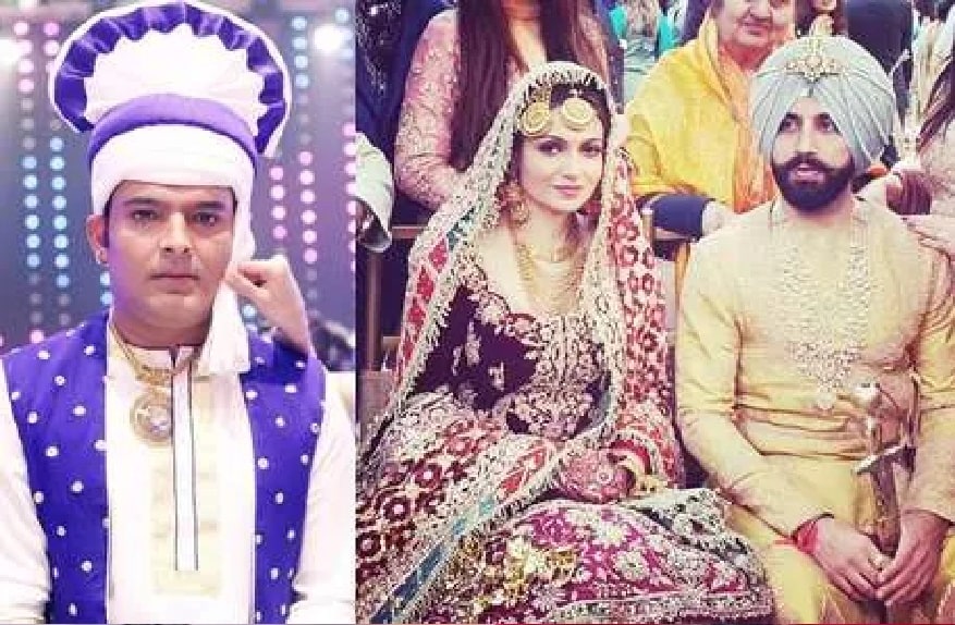 કપિલ શર્માની (Kapil Sharma) ઓન સ્ક્રીન પત્ની અને અભિનેત્રી સિમરન કૌર મુંડીએ (Simran Kaur Mundi) પોતાના લાંબા સમયથી બોયફ્રેન્ડ તેવા ગુરિક માન સાથે લગ્ન કરી લીધા છે. ગુરિક માન પ્રસિદ્ધ પંજાબી સિંગર ગુરદાસ માનના પુત્ર છે. પટિયાલામાં થયેલ આ હાઇ પ્રોફાઇલ લગ્નમાં બોલીવૂડ અને પંજાબી ફિલ્મ ઇન્ડસ્ટ્રીના એકથી એક મોટા સ્ટાર હાજર રહ્યા હતા. કપિલ શર્મા પણ પોતાની હિરોઇનના લગ્નમાં જાનૈયા બનીને પહોંચ્યા હતા. અને ગુરદાસ માન સાથે પાર્ટીમાં નાચતા નજરે પડ્યા હતા. કપિલ શર્માની (Kapil Sharma) ઓન સ્ક્રીન પત્ની અને અભિનેત્રી સિમરન કૌર મુંડીએ (Simran Kaur Mundi) પોતાના લાંબા સમયથી બોયફ્રેન્ડ તેવા ગુરિક માન સાથે લગ્ન કરી લીધા છે. ગુરિક માન પ્રસિદ્ધ પંજાબી સિંગર ગુરદાસ માનના પુત્ર છે. પટિયાલામાં થયેલ આ હાઇ પ્રોફાઇલ લગ્નમાં બોલીવૂડ અને પંજાબી ફિલ્મ ઇન્ડસ્ટ્રીના એકથી એક મોટા સ્ટાર હાજર રહ્યા હતા. કપિલ શર્મા પણ પોતાની હિરોઇનના લગ્નમાં જાનૈયા બનીને પહોંચ્યા હતા. અને ગુરદાસ માન સાથે પાર્ટીમાં નાચતા નજરે પડ્યા હતા.