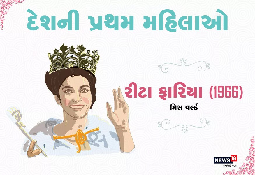 ભારત માટે પહેલીવાર મિસ વર્લ્ડનો ખિતાબ જીતનારી મહિલા રીટા ફારિયા હતી. રીટાએ આ ખિતાબ વર્ષ 1966માં જીત્યો હતો. ભારત માટે પહેલીવાર મિસ વર્લ્ડનો ખિતાબ જીતનારી મહિલા રીટા ફારિયા હતી. રીટાએ આ ખિતાબ વર્ષ 1966માં જીત્યો હતો.