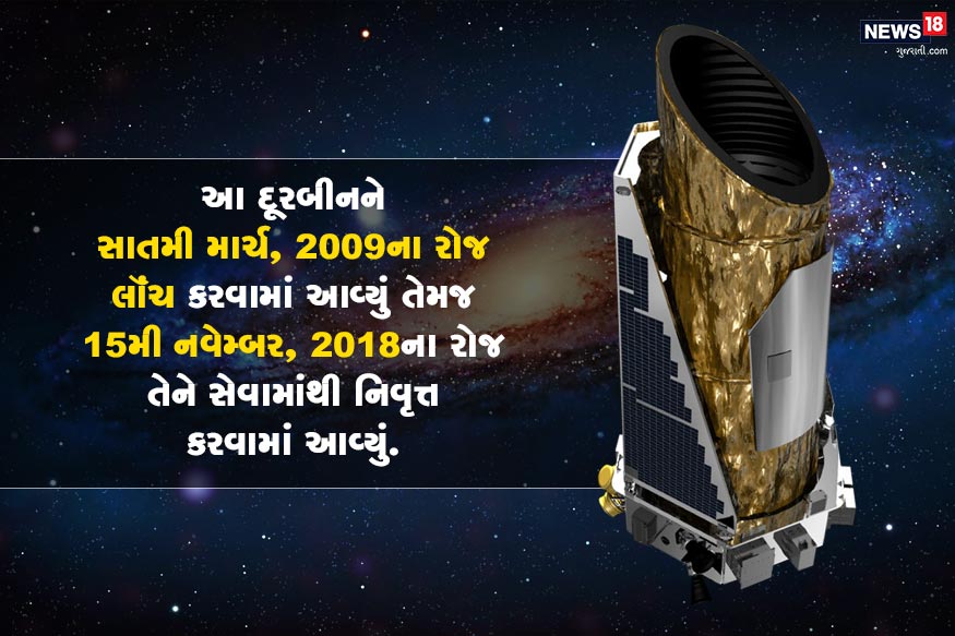 600 મિલિયન ડૉલરના ખર્ચે આ દૂરબીનને વર્ષ 2009માં લૉંચ કરાયું હતું. ત્યારે આશા હતી કે એક વર્ષ સુધી આ કાર્યક્રમ ચાલશે. જોકે, કેપ્લરે તમામ લોકોની ધારણા ખોટી પાડતા વર્ષ 2019 સુધી બહુ જ સારી રીતે કામ કર્યું હતું. જે બાદમાં તેના અમુક ભાગોએ કામ કરવાનું બંધ કરી દીધું હતું. 2013 પછી દૂરબીન પર લાગેલા ચાર રિએક્શન વ્હિલ્સ અથવા જાઇરોસ્કોપ્સમાંથી બીજા વ્લિલે કામ કરવાનું બંધ કરી દીધું હતું. રીએક્શન વ્હિલ દૂરબીનને ફરવા કે એક દીશામાં કેન્દ્રીત રહેવામાં મદદ કરે છે. દૂરબીન યોગ્ય દીશામાં કેન્દ્રીત રહે તે માટે ચારમાંથી ત્રણ વ્હિલ યોગ્ય રીતે કામ કરે તે જરૂરી છે. 600 મિલિયન ડૉલરના ખર્ચે આ દૂરબીનને વર્ષ 2009માં લૉંચ કરાયું હતું. ત્યારે આશા હતી કે એક વર્ષ સુધી આ કાર્યક્રમ ચાલશે. જોકે, કેપ્લરે તમામ લોકોની ધારણા ખોટી પાડતા વર્ષ 2019 સુધી બહુ જ સારી રીતે કામ કર્યું હતું. જે બાદમાં તેના અમુક ભાગોએ કામ કરવાનું બંધ કરી દીધું હતું. 2013 પછી દૂરબીન પર લાગેલા ચાર રિએક્શન વ્હિલ્સ અથવા જાઇરોસ્કોપ્સમાંથી બીજા વ્લિલે કામ કરવાનું બંધ કરી દીધું હતું. રીએક્શન વ્હિલ દૂરબીનને ફરવા કે એક દીશામાં કેન્દ્રીત રહેવામાં મદદ કરે છે. દૂરબીન યોગ્ય દીશામાં કેન્દ્રીત રહે તે માટે ચારમાંથી ત્રણ વ્હિલ યોગ્ય રીતે કામ કરે તે જરૂરી છે.