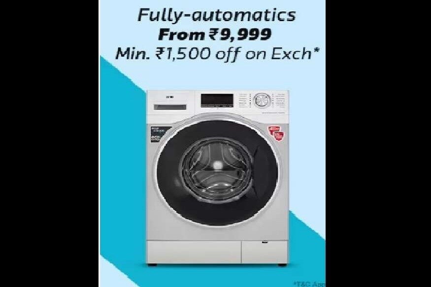 સેલમાં Onida 6.2 કિલો Fully Automatic Top Load Greyને 10,999 રૂપિયામાં ઉપલબ્ધ કરાવવામાં આવ્યું છે. જેની અસલ કિંમત 19,900 રૂપિયા છે. આના ઉપર એક્સચેન્જ ઓફર અંતર્ગત 2200 રૂપિયાની છૂટ મળી રહી છે. સેલમાં Onida 6.2 કિલો Fully Automatic Top Load Greyને 10,999 રૂપિયામાં ઉપલબ્ધ કરાવવામાં આવ્યું છે. જેની અસલ કિંમત 19,900 રૂપિયા છે. આના ઉપર એક્સચેન્જ ઓફર અંતર્ગત 2200 રૂપિયાની છૂટ મળી રહી છે.